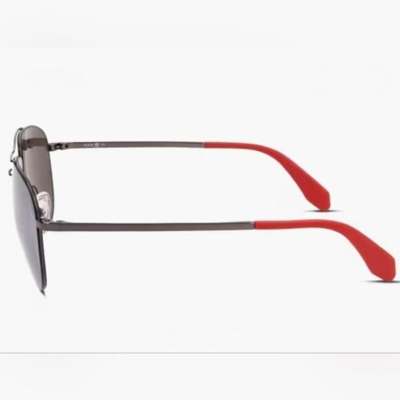 ADIDAS Original Unisex Aviator Gunmetal Sunglasses - Picture 3 of 9